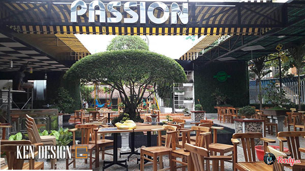 thiết kế quán cafe đẹp